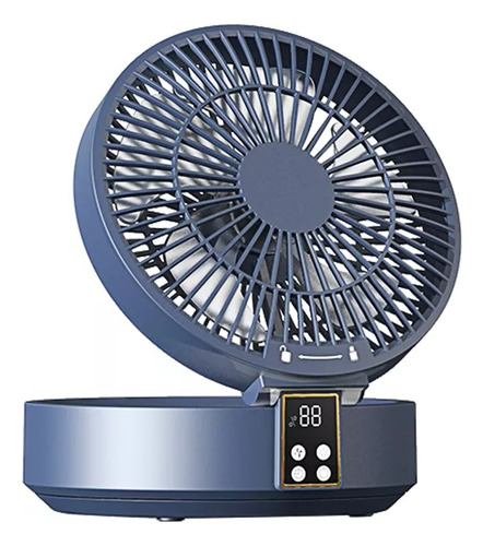 Ventilador De Control Remoto Plegable Para Acampar Con Carga