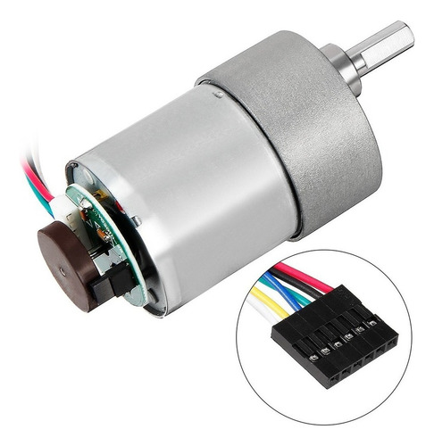 Reductor De Motor Con Codificador Dc 24 V 530 Rpm Eje D