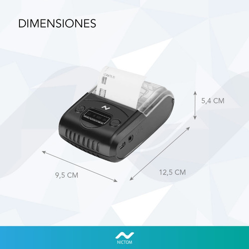Imagen 7 de 7 de Impresora Térmica Portátil 58mm Bluetooth Teléfono Comandera