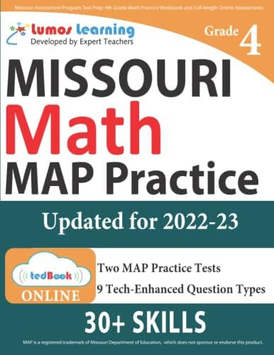 Libro: Missouri Assessment Program Test Prep: 4th Grade Math