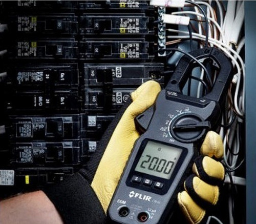 Amperimetro De Tenaza Con Rms Real Y Corriente Cc Flir Cm46
