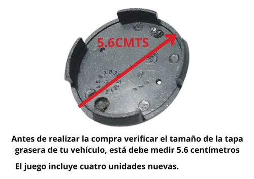 Tapa Grasera Mazda 3 6 Cx5 Cx7 Cx9 Cx30 56mm O 5.6 Cm