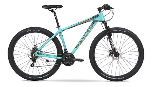 Mountain Bike Topmega Mtb Sunshine  2023 R29 S 21v Frenos De Disco Mecánico Cambios Shimano Tourney Tz31 Y Shimano Tourney Color Celeste/negro/naranja  