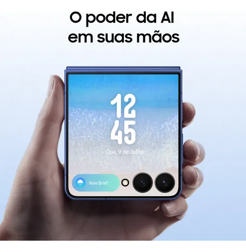 Samsung Galaxy Z Flip7 5g 256gb 12gb Ram, Galaxy Ai Azul