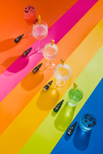 Combo Para Drinks Com Kits De Especiarias, Xaropes E Espumas