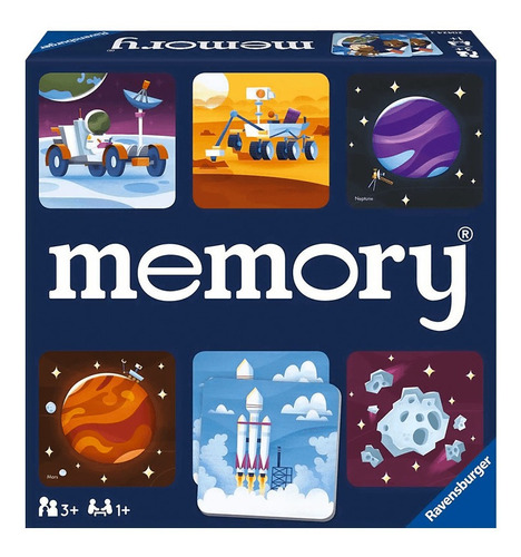 Memoria Espacio Planetas Estrellas Juego Mesa Ravensburger