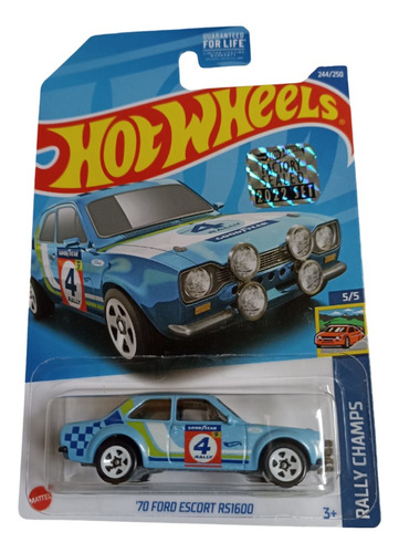 Hot Wheels 70 Ford Escort Rs1600 Rally Champs Fs 2022