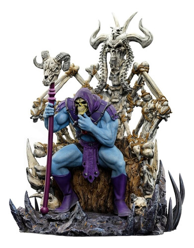 Iron Studios Statue Skeletor On Throne Deluxe Art Scale 1/10