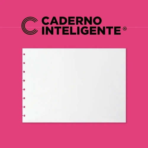 Caderno Inteligente Refil Desenho A4 Liso 200g 10 Folhas