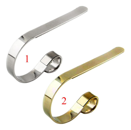 2 Piezas Navidad Media Hierro Hogar Cocina Metal Percha Clip