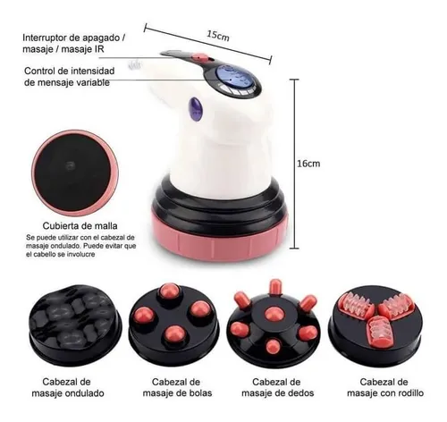 Masajeador Profesional Celulitis Calor Infrarrojo Linf tico