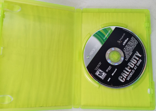 Call Of Duty World At War Xbox 360 Formato Fisico Original (Usado)
