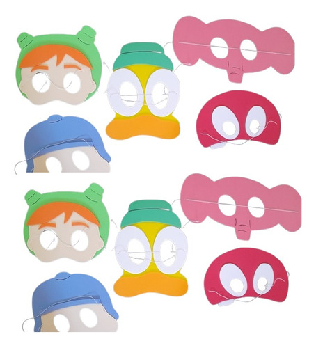 Antifaces Pocoyo Goma Eva Antifaz Cotillon Pocoyo Nina Pato