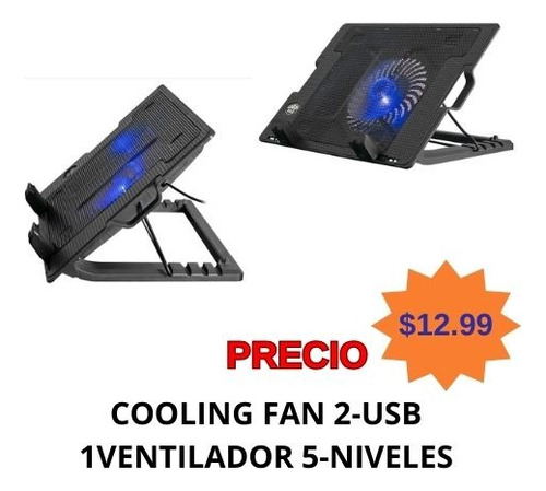 Ventilador Base Para Laptop