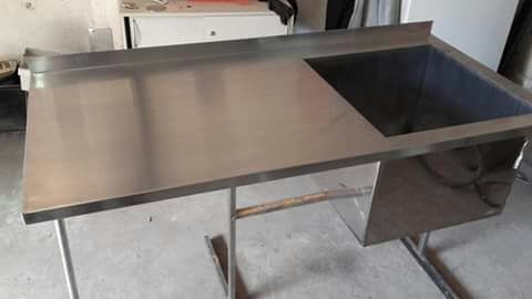 Imagen 5 de 5 de Mesa De Acero Inoxidable, Mesas Mesadas
