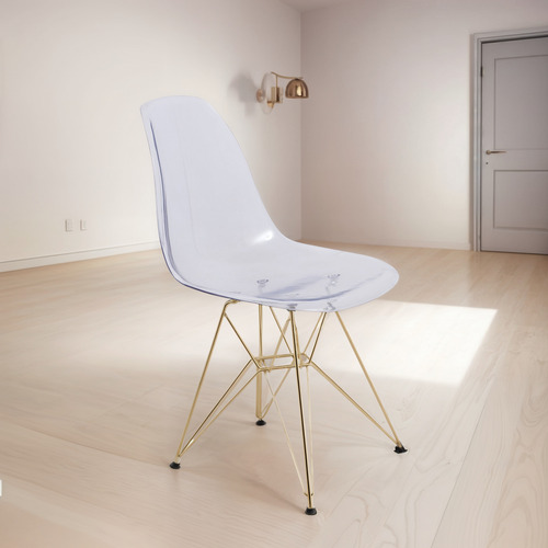 Leisuremod Cresco Silla De Comedor Lateral Moderna Eiffel