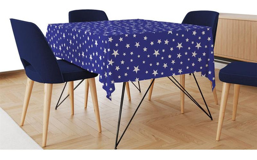 Decoracao Copa Do Mundo Tnt 1,40m 40g Estrelas Azul