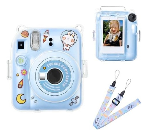 Rieibi Estuche Transparente Compatible Con Fuji Instax Mini