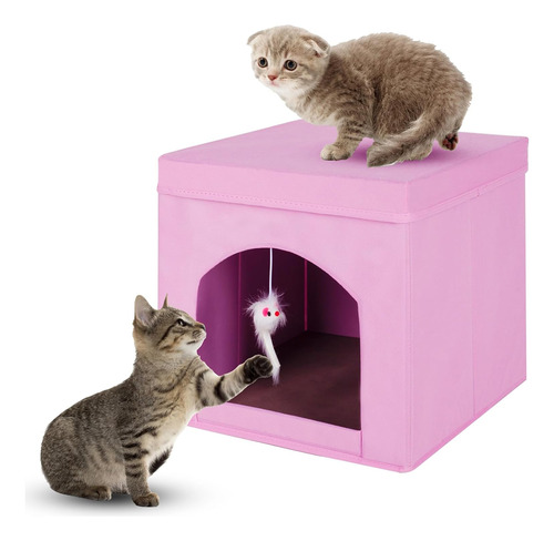 Casa Plegable Para Gatos Cubo Plegable Para Gatos Y Cueva Pa