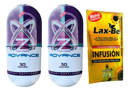 Zx Dietario Advance X2 + Purgante Lax-be