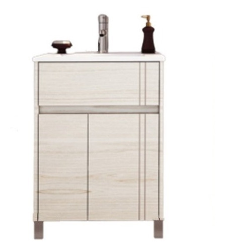 Vanitory Mueble Baño Madera Nature 50 Blanco Tex Schneider