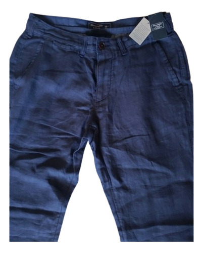 Pantalon Abercrombie & Fitch 100% Lino Original 29x32