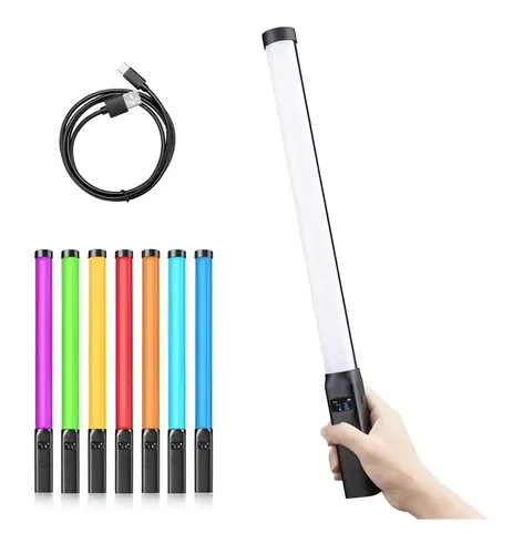Bastão De Luz Led Ulanzi Vl119 Com Efeitos Rgb Estrutura Preto
