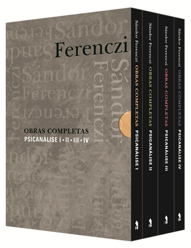 Obras Completas - Psicanálise - Box 4 Volumes, de Ferenczi, Sándor. Editorial WMF Martins Fontes, capa mole em português, 2011