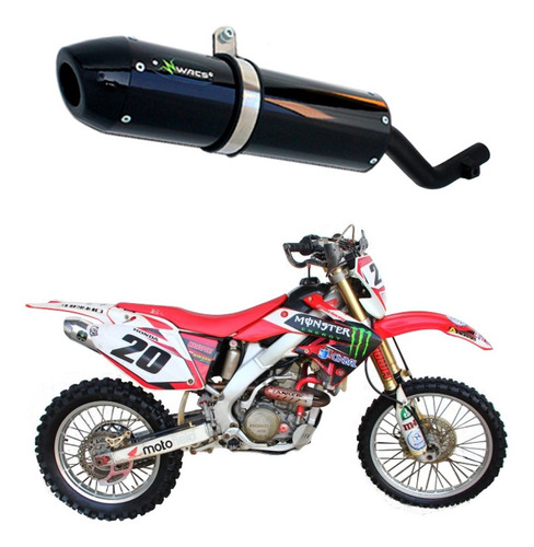 Ponteira Crf250x 08/15 - Honda Preto Mod. Tyranno