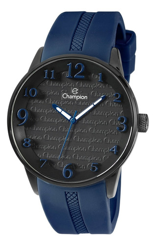 Relógio Masculino Esportivo Champion Original Barato Azul