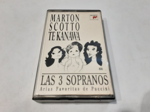 Arias Favoritas De Puccini, Las 3 Sopranos - Cassette 1991