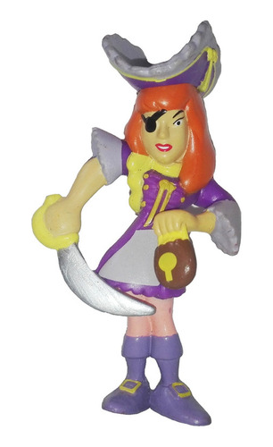 Figura Scooby Doo Daphne Blake Pirata 7cm Hanna Barbera