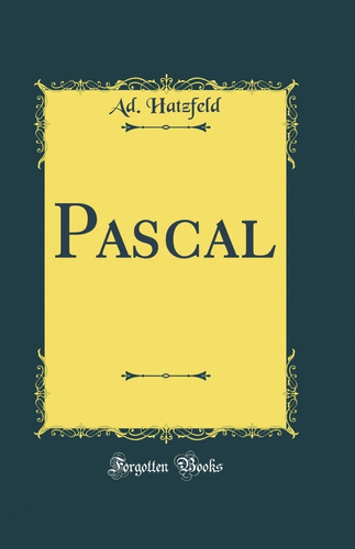 Libro Pascal (classic Reprint) Tapa Dura