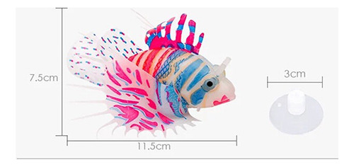 Pecera De Acuario De Silicona Artificial Con Forma De Pez Le