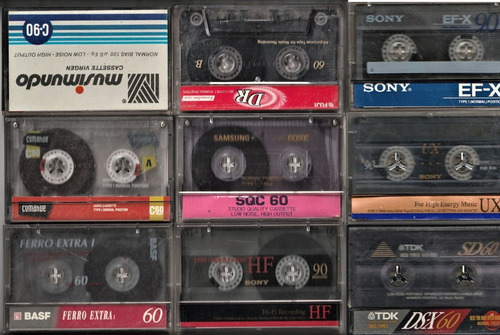 Cassettes Vírgenes Usados De Colección