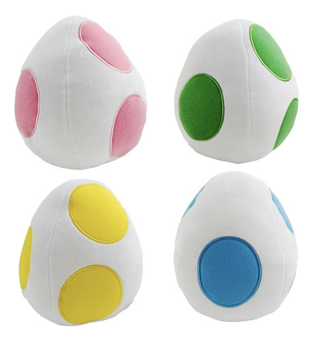 4pcs Super Bros Egg Muñeca Peluche Juguete 21cm