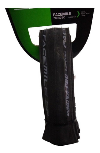 Imagen 2 de 5 de Llanta Bicicleta Innova-pro Facemile Negra 700x25