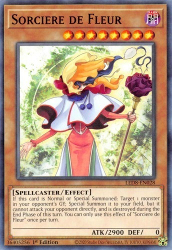 Sorciere De Fleur (led8-en028) Yu-gi-oh!