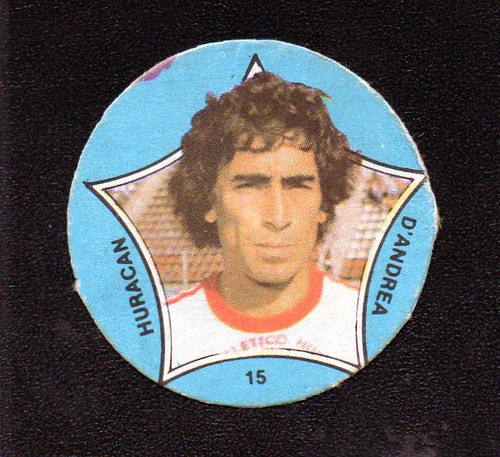 Super Futbol 1979. Figurita N° 15 Dandrea Huracan. Mira!!!!