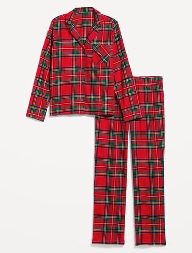 Talle Especial! Pijama Camisero De Mujer Old Navy Escoces