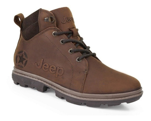 Botas Jeep Freemont Café Casual Piel 2565965