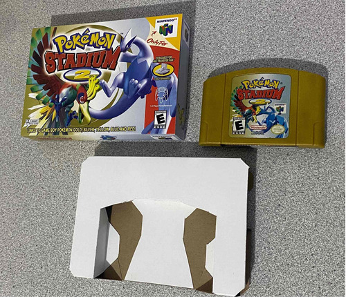 Pokemon Stadium 2 Juego Original En Caja Custom Nintendo 64