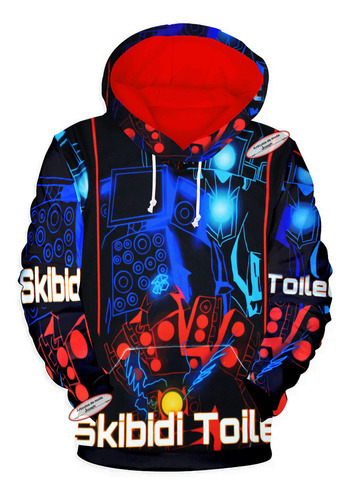 Sudadera Skibidi Toilet Speakerman Bocina Peluche Juguete