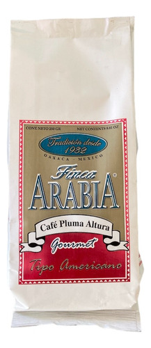 Cafe Finca Arabia Gourmet Americano 250g Molido Oaxaca