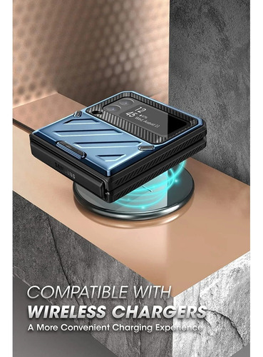 Case Supcase Para Galaxy Z Flip 3 Protector 360° Con Gancho