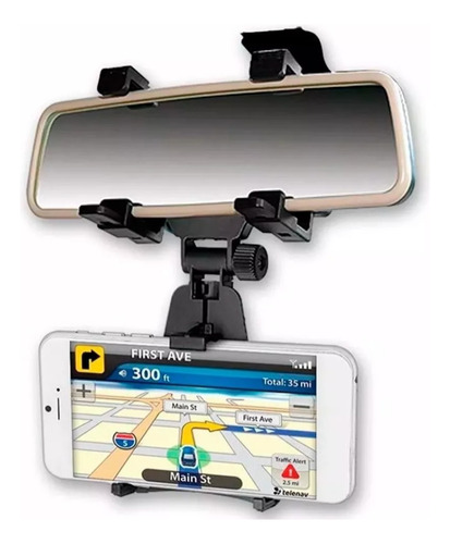 Soporte Celular Para Espejo Retrovisor Ajustable Universal