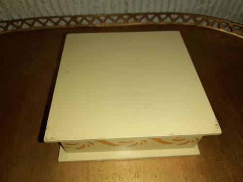 Caja De Madera, Con Lámina Ascensor De Valpo. (Usado)