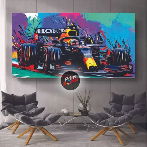 comprar Cuadro Decorativo Canvas Checo Perez Formula 1 Auto 120x70