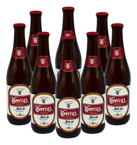 Cerveza Artesanal Estilo Red Ale Beerras 24 Botellas 355ml