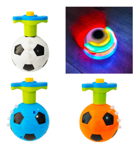 Trompo Luces Balòn Soccer Futbol  Musica Colores Divertido 